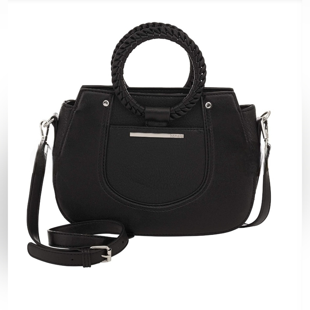 Kensie Crossbody Bag Straps and Handles - Black
